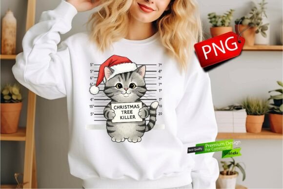 Download Pets Christmas Tree Funny Cat PNG - Cat Collection