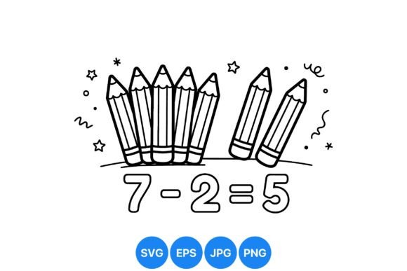 Download Kids Math Educational Clipart - Cat Collection