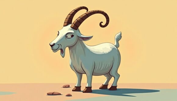 Download Eccentric Goat Sculpting Statue Cubism C - Eccentric Collection